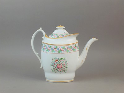 Lot 146 - Herculaneum Liverpool coffee pot and cover