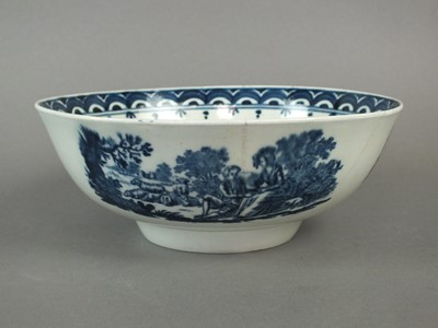 Lot 148 - Two Liverpool bowls and a Lowestoft bowl, 18th century