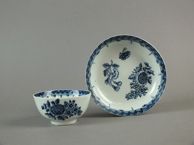 Lot 296 - Liverpool tea bowl and saucer, Philip Christian & Co