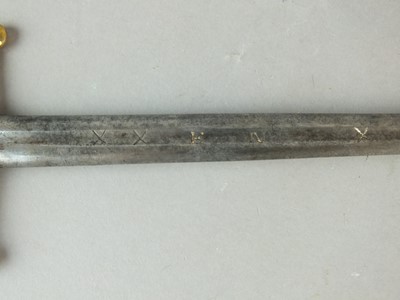 Lot 370 - 18th Century Continental stiletto dagger