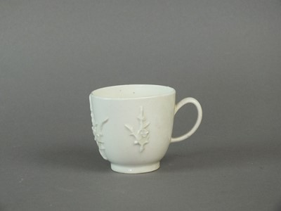 Lot 169 - Bow blanc de chine coffee cup, circa 1755-60