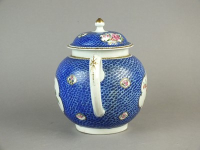 Lot 301 - Philip Christian & Co Liverpool teapot and cover, circa 1770-75