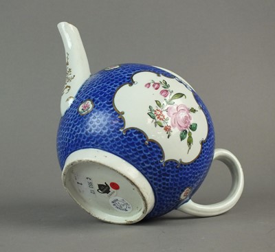 Lot 301 - Philip Christian & Co Liverpool teapot and cover, circa 1770-75