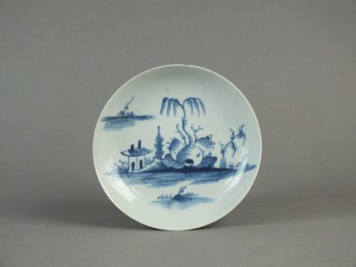 Lot 327 - Longton Hall saucer, circa 1758