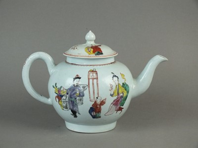 Lot 303 - Philip Christian & Co Liverpool teapot and cover, circa 1770