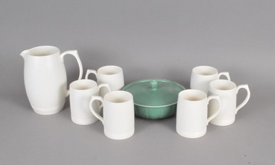 Lot 177 - Wedgwood Keith Murray bowl, mugs and a jug