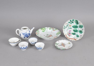 Lot 181 - Small reference collection of Worcester porcelain, 18th century