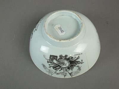 Lot 182 - Worcester 'King of Prussia' bowl