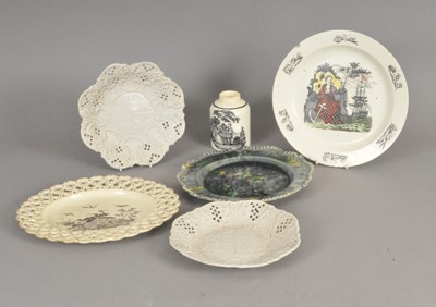 Lot 183 - English creamware and salt-glazed wares