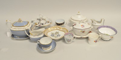 Lot 185 - Group of Coalport tea and coffeewares, early 19th century onwards