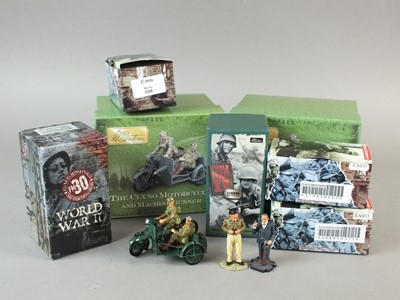 Lot 619 - A mixed selection of boxed WWII model sets to...