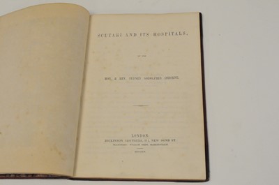 Lot 79 - OSBORNE, Hon Sydney, Sentari and it's Hospitals, 4to, 1855