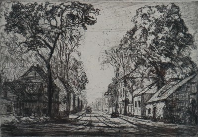 Lot 94 - Anthony Gross (British 1905-1984) Etching of a French Street