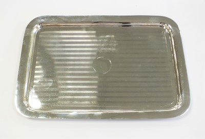 Lot 358 - An Art Deco silver dressing table tray