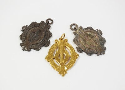Lot 386 - Three music awards/medallions