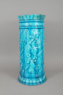 Lot 226 - Burmantofts faience stickstand, late 19th century