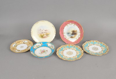 Lot 228 - A collection of Coalport plates, mid-late 19th century