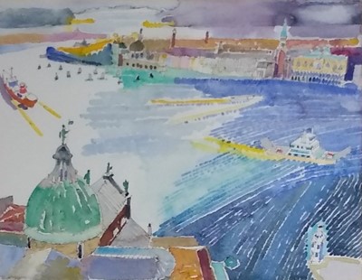 Lot 709 - Michael Edmonds (British 1946-2014), St Mark's Basin, Venice