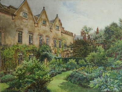 Lot 766 - L Sandys Stanyon (British 19th Century), Manor House Garden