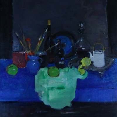 Lot 422 - Norman Kirkham (British, b.1936), Table Top Still Life