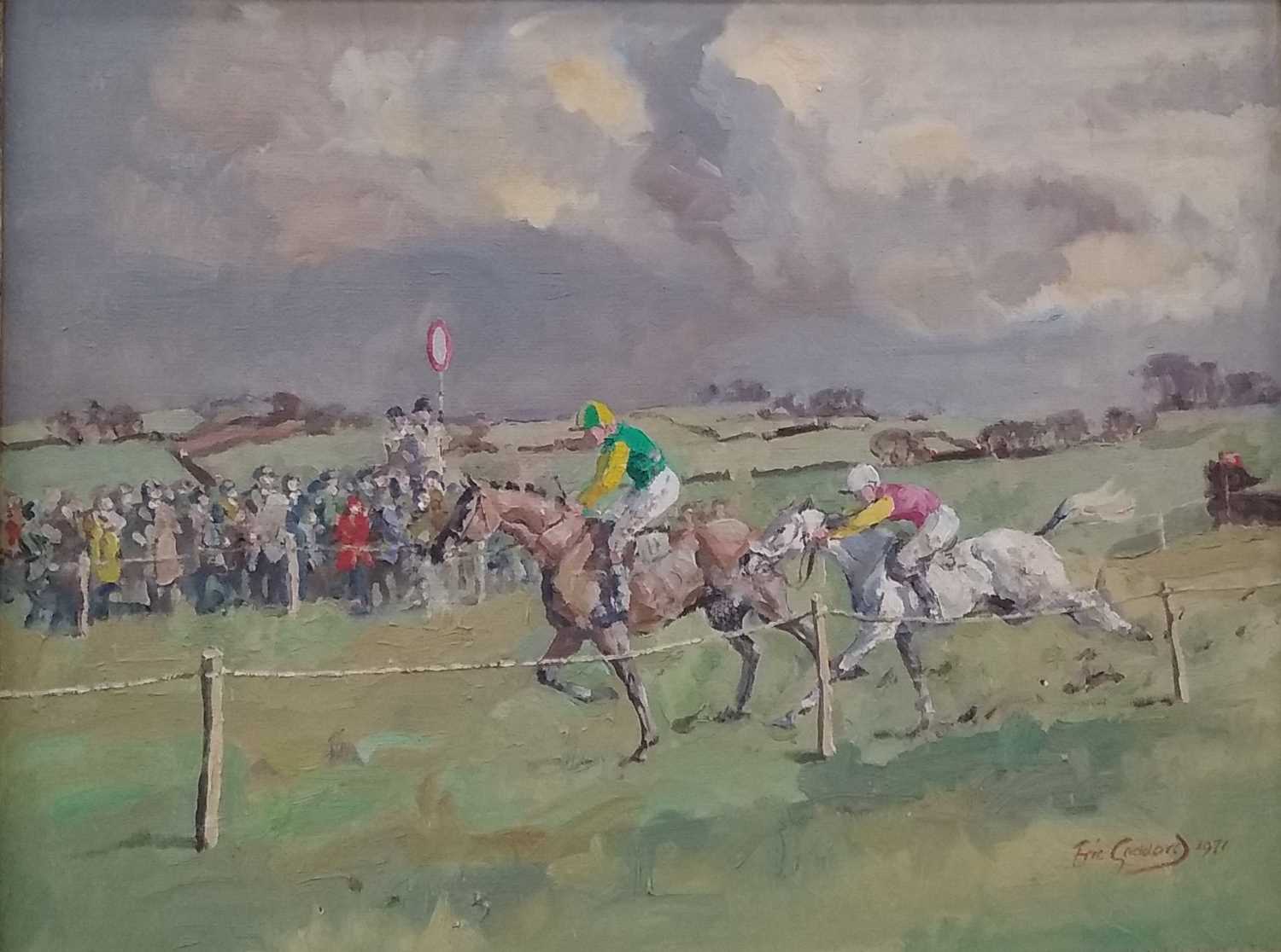Lot 726 - Eric Goddard (British 20th Century), Horse Racing 1971