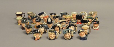 Lot 232 - A collection of miniature Royal Doulton...