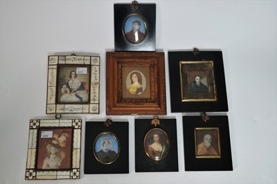 Lot 771 - A Collection of Miniatures