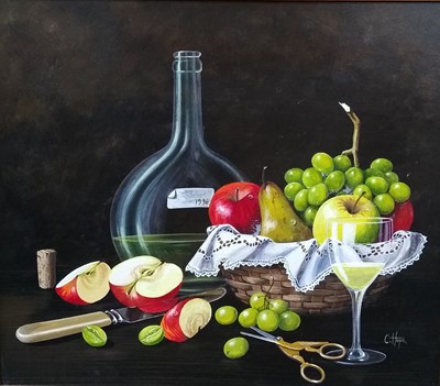 Lot 783 - Christopher Hope (British 20th Century), Trio of Still Life Studies
