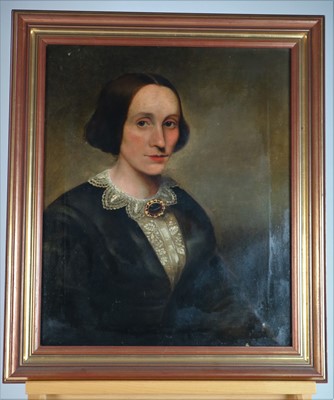 Lot 785 - After Daniel Huntington (American 1816-1906), Portrait of Amira Marshall Woods