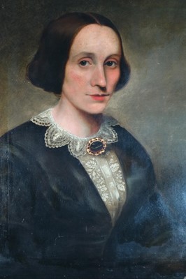 Lot 785 - After Daniel Huntington (American 1816-1906), Portrait of Amira Marshall Woods
