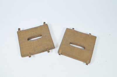 Lot 302 - A pair of RAF Seat Type Parachute Cushions and assorted military clothing