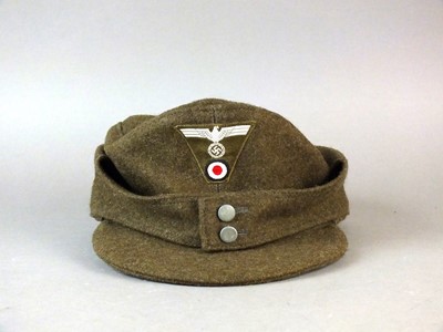 Lot 371 - German Third Reich Org. Todt M43 Field/Skip cap
