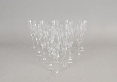 Lot 286 - Set of champagne flutes