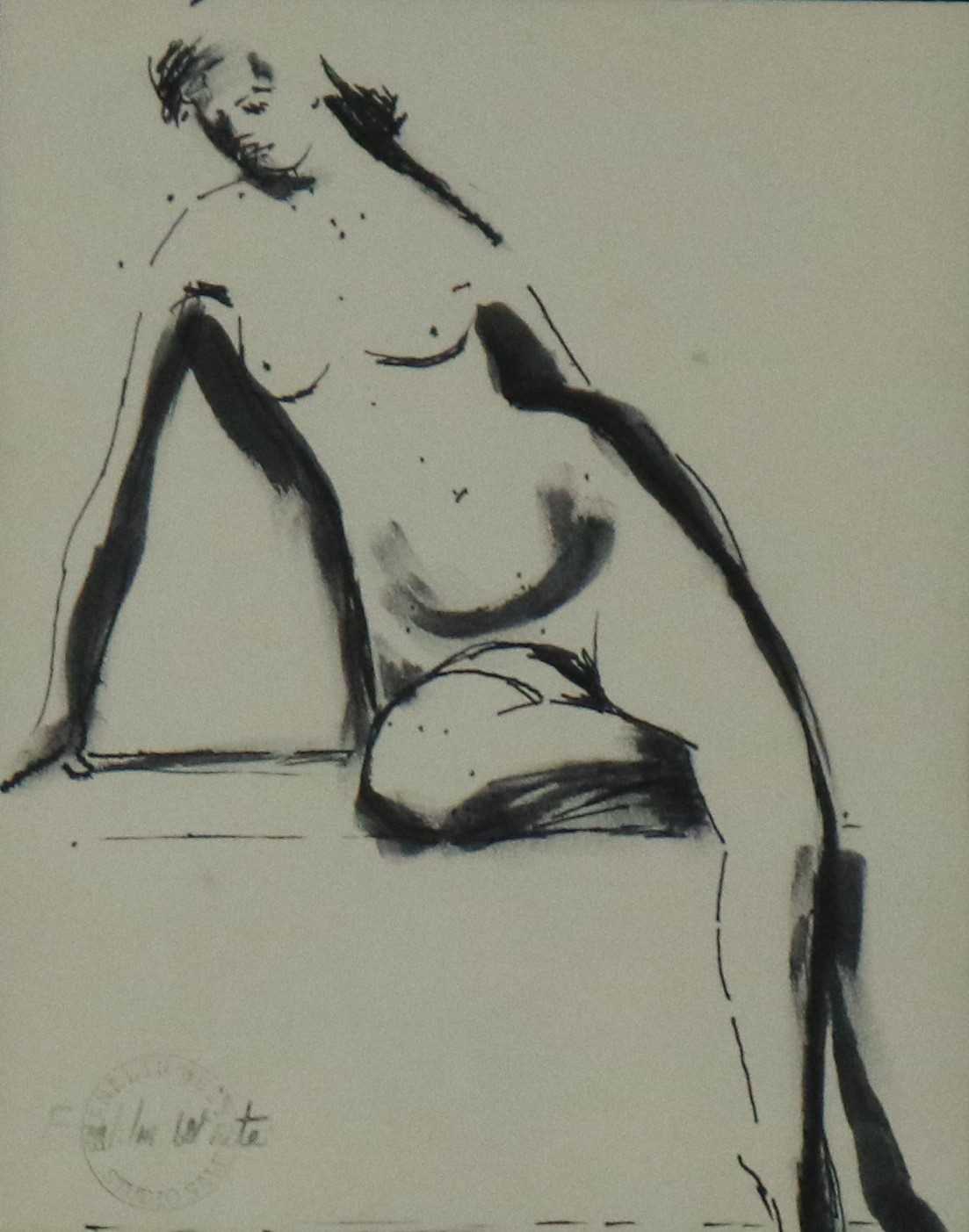 Lot 72 - Franklin White (Australian 1892-1975), Nude Study