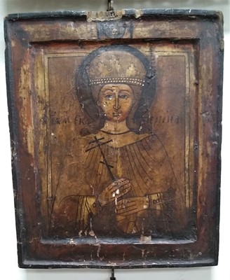 Lot 775 - Trio of Orthodox Religious Icon Paintings