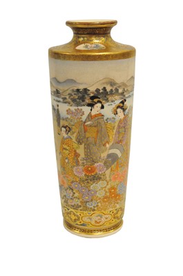 Lot 445 - A late 19th century tapering cylindrical...