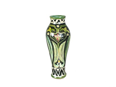 Lot 346 - Della Robbia vase designed by Ruth Bare, circa 1900