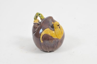 Lot 318 - An unusual Chinese earthenware pot / vessel,...