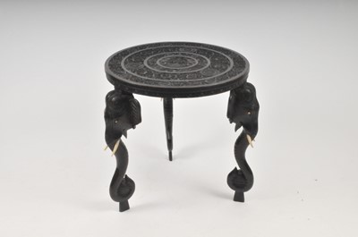 Lot 379 - A late 19th / early 20th century Indian carved...