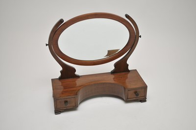 Lot 342 - An Edwardian mahogany dressing table mirror...