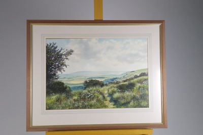 Lot 737 - Andrew Dandridge (British Contemporary), Windover Hill from Firle Beacon