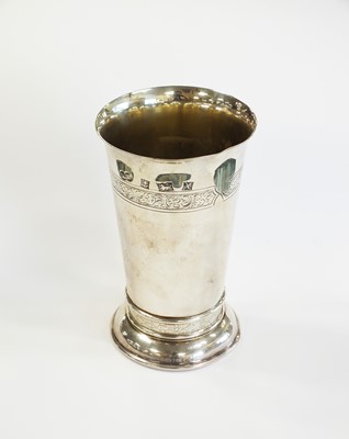Lot 343 - An Elizabeth II silver beaker