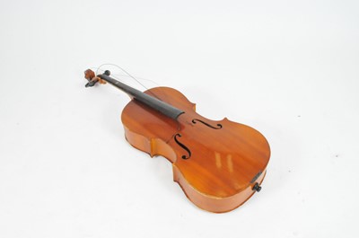 Lot 402 - Three student's cellos, two labelled 'Artia'...