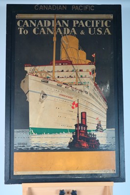 Lot 51 - Kenneth D Shoesmith, Canadian Pacific Poster, Empress of Britain