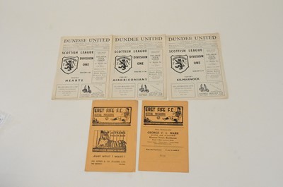 Lot 105 - DUNDEE UNITED, 1960 - 61 (3), Dundee 1960-61...