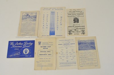 Lot 106 - SHREWSBURY TOWN v RANSOMES, 1946-47, Arthur...