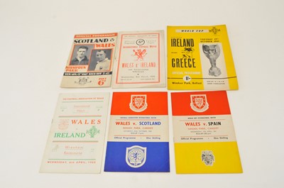 Lot 103 - SCOTLAND v  WALES, Hampden Park 1947; Wales v...