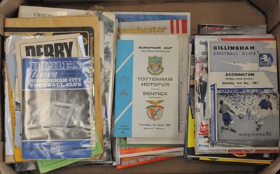 Lot 97 - FOOTBALL PROGRAMMES.  A collection including...