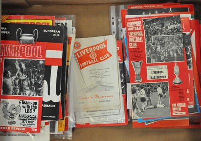 Lot 98 - FOOTBALL PROGRAMMES, Liverpool v Everton 30th...