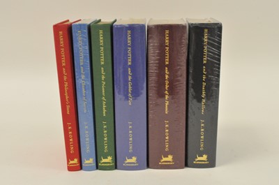 Lot 89 - ROWLING, J K, Harry Potter deluxe editons:...